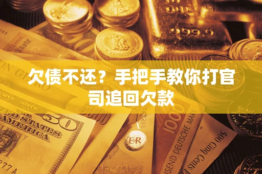 武汉欠债不还？手把手教你打官司追回欠款