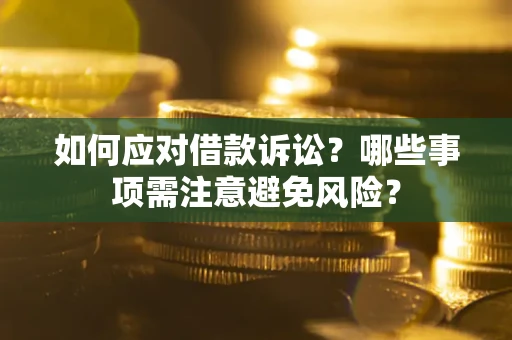 武汉如何应对借款诉讼？哪些事项需注意避免风险？