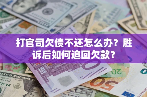 武汉打官司欠债不还怎么办？胜诉后如何追回欠款？