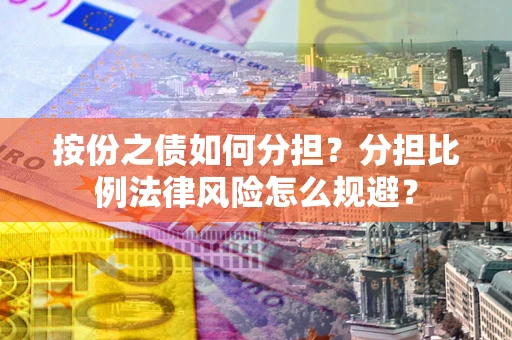 武汉按份之债如何分担？分担比例法律风险怎么规避？