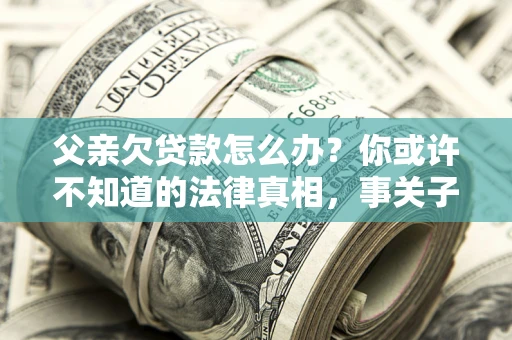 武汉父亲欠贷款怎么办？你或许不知道的法律真相，事关子女未来