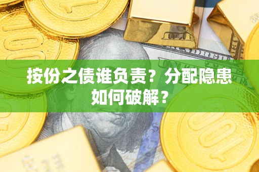武汉按份之债谁负责？分配隐患如何破解？