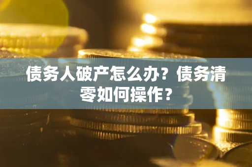 武汉债务人破产怎么办？债务清零如何操作？