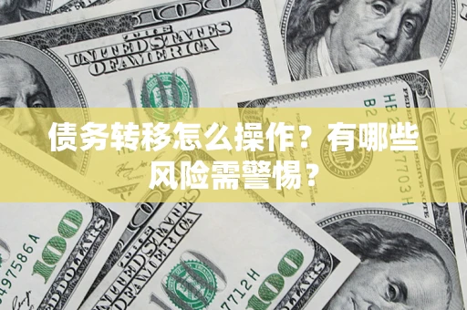 武汉债务转移怎么操作？有哪些风险需警惕？