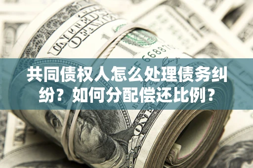 武汉共同债权人怎么处理债务纠纷？如何分配偿还比例？