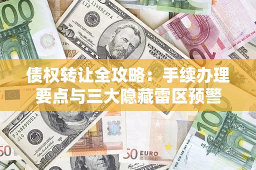 武汉债权转让全攻略：手续办理要点与三大隐藏雷区预警